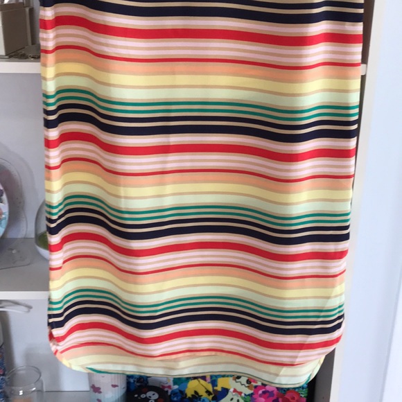 HALOGEN X ATLANTIC-PACIFIC Striped Shift Dress - Picture 5 of 13